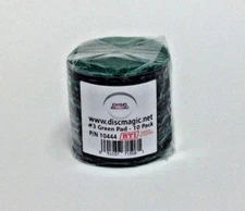 10pcs ELM USA, RTI Green#3 Sanding Pads For Disc Repair Machines OEM PRODUCT!