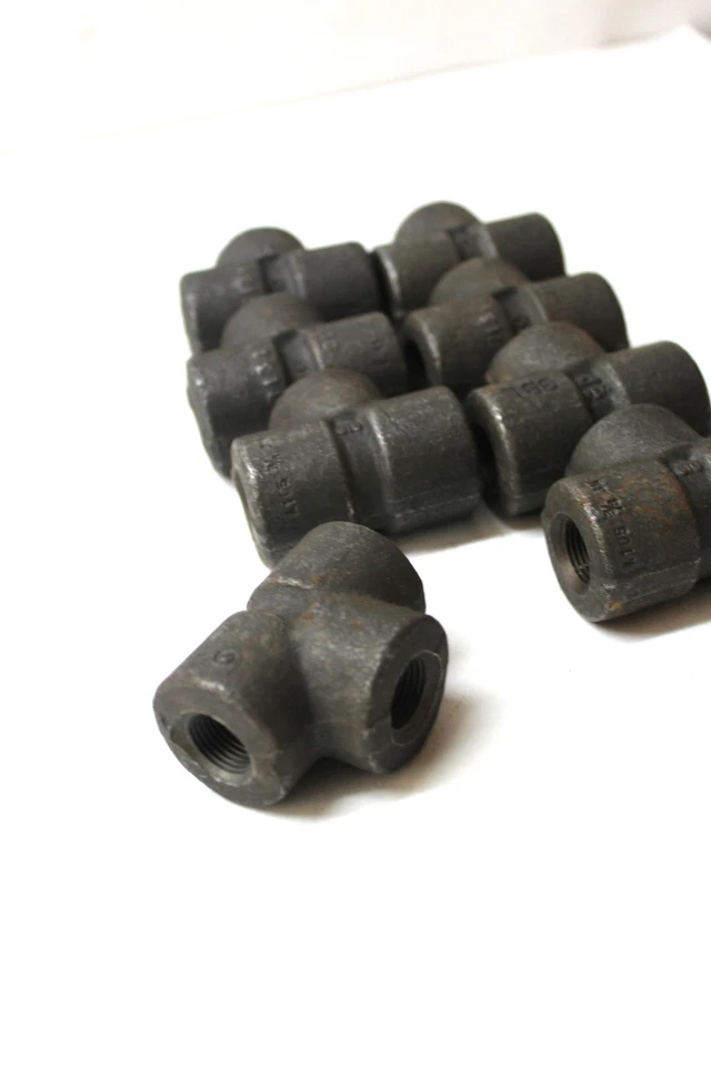 8pk Bonney 3/8" Connecting Tee Forged B16 3M A R1318 - Image 4 of 4