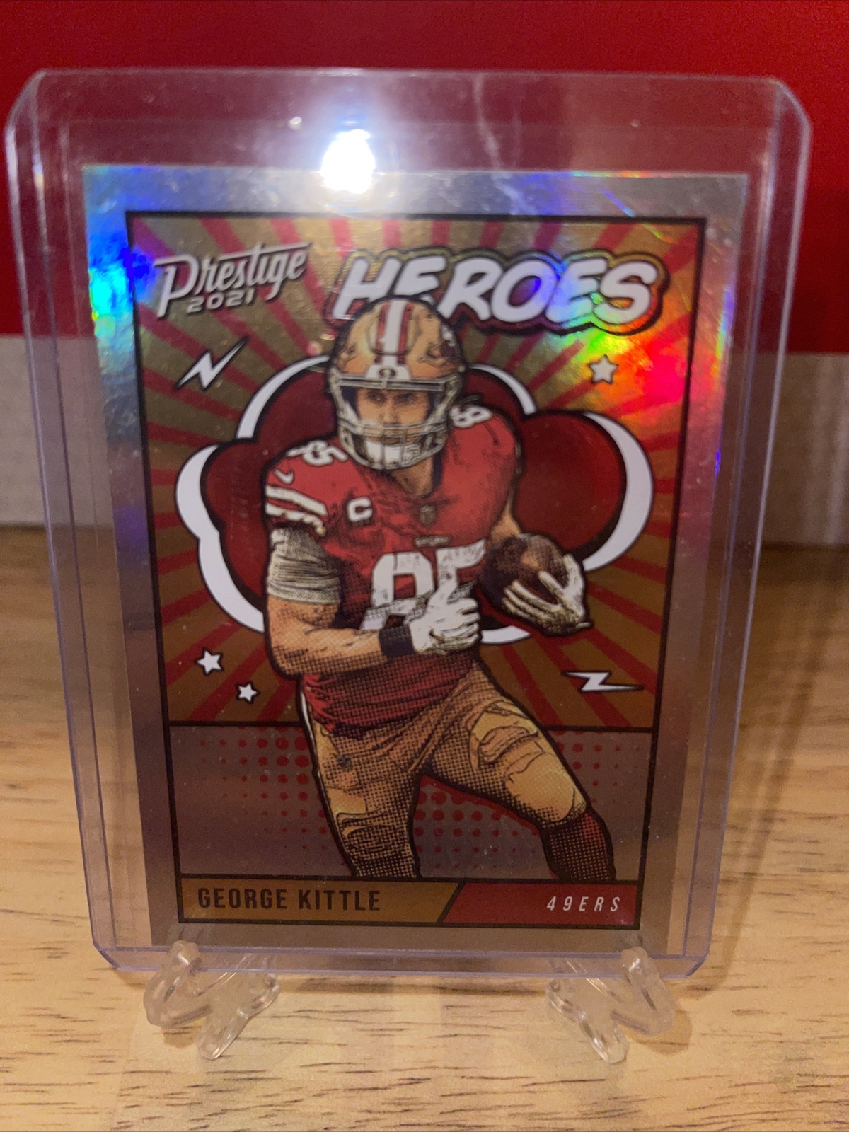 2021 Prestige Football George Kittle Heroes - San Francisco 49ers (HE-15)