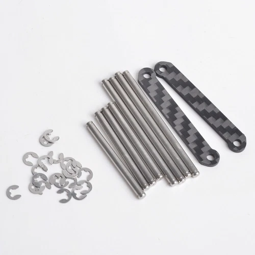 Stainless Steel Shaft/Puller w/Carbon Support Bridge Kit for Tamiya GF01 WR02 - Picture 1 of 5