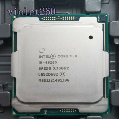 Intel Core i9-9820X LGA2066 CPU Processor 3.30GHz 10-Cores 16.5MB
