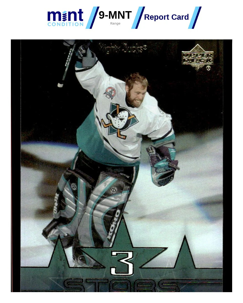 2003 UPPER DECK JEAN-SEBASTIEN GIGUERE TS11 MINT 3 STARS ANAHEIM MIGHTY DUCKS