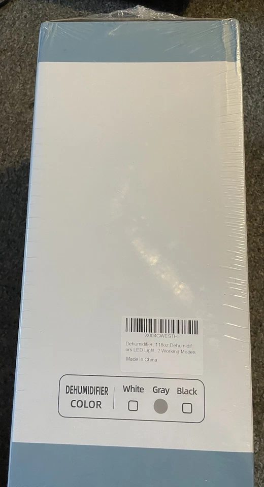 Amzart Dehumidifier & 2 Portable Ultrasonic Humidifiers Bundle Gray White Yellow - Image 4 of 4