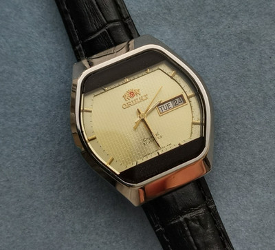 Automatikuhr ORIENT DAY-DATE G 469780-4A CA mov.46941 SERVICED JAPAN 1970-80er