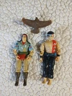 GI JOE - TWO FIGURES with ACCESSORIES - From the 80s!