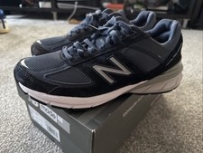 New Balance 990v5 Made In USA Navy Silver UK 7 US 7.5 Sneakers Trainers Blue