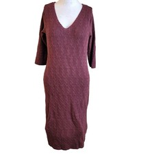 Peruvian Connection size SP dress petite women knit ribbed stretch pima