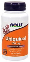 NOW Foods Ubiquinol Coenzym Q10 100 Mg 60 Kapseln