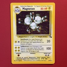 Pokémon Vintage Holo Magneton Fossil 11/62 WotC 1999 on eBay