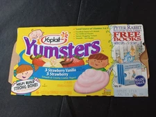 Vintage Yoplait Yumsters Peter Rabbit Premium Product Packaging Advertising 