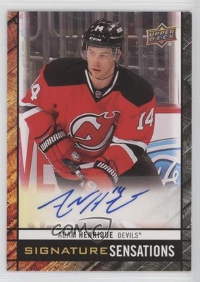 2012-13 Upper Deck Signature Sensations Adam Henrique #SS-AH Auto 2u9