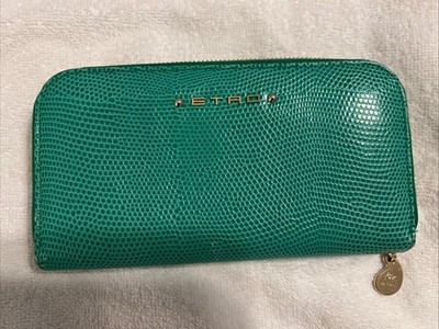 ETRO MILANO ZIP AROUND LONG WALLET