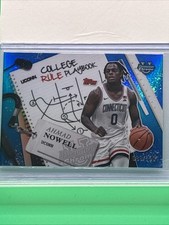 2024-25 Bowman University Chrome - College Rule PlayBook Ahmad Nowell Blue /150
