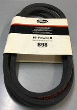 Genuine Gates B98 Hi-Power II Belt 21/32" wide, 101" long