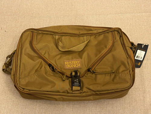 Mystery Ranch 3 Way Tactical Briefcase/Gear Bag, Coyote, NEW w/ Tags