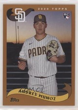 2020 Topps Archives 2002 Topps Andres Munoz #269 Rookie RC fm0