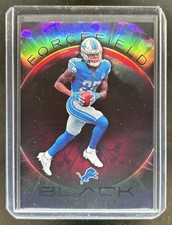 2023 Panini Black Jahmyr Gibbs ForceField Rookie RC #FOR-7 Lions