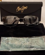 Maui Jim Kukuna Sunglasses Gunmetal Gradient Grey Lenses Polarized MJ-353-02
