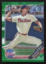 2019 Bowman Draft Andrew Schultz Chrome Green Refractor #/99 #BDC-120 Card