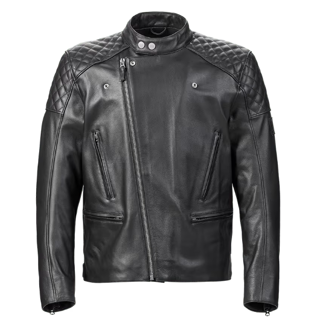 Triumph Braddan Asymmetric Leather Jacket (MLES22100-XXL) | eBay
