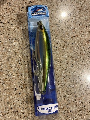 WILLIAMSON LURES SURFACE PRO 130MM SFP130#GM GREEN MACKEREL