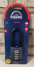 Henry Squire CP50/2.5 10000 Combination Padlock 50mm Long Shackle Lock Brand New