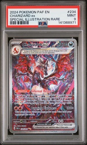 2024 POKEMON PAF EN-PALDEAN FATES SPECIAL ILLUSTRATION RARE CHARIZARD EX PSA 9