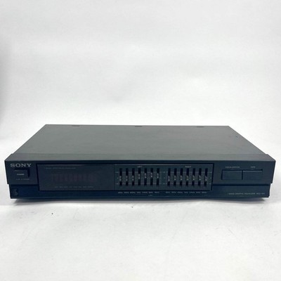 Sony SEQ-300 7-Band Graphic Equalizer with Spectrum Analyzer | eBay