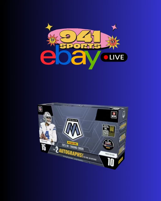 #1 (1) 2025 Mosaic NFL Single Hobby Box Break - Random Teams - JF11104