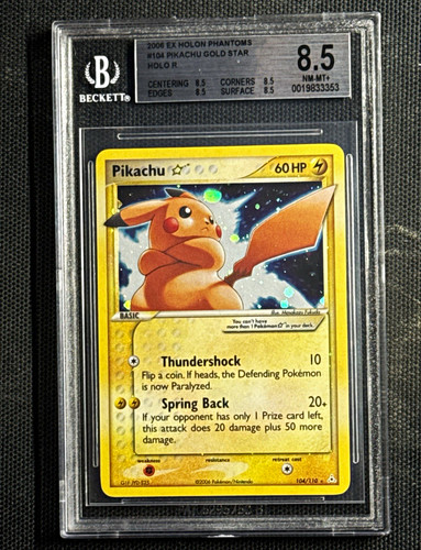 Pikachu ★ graded BGS 8.5 for sale on eBay