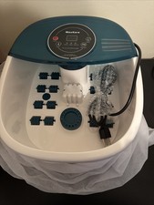 MaxKare Foot Spa with Rollers, Heat, Massage, Bubbles, Digital Temperature