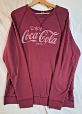 Abercrombie  Fitch Coca-Cola Inspired Sweater Burgundy Extra-Large