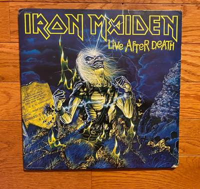 Iron Maiden - Live After Death 2-LP Capitol 1985 Pressing w
