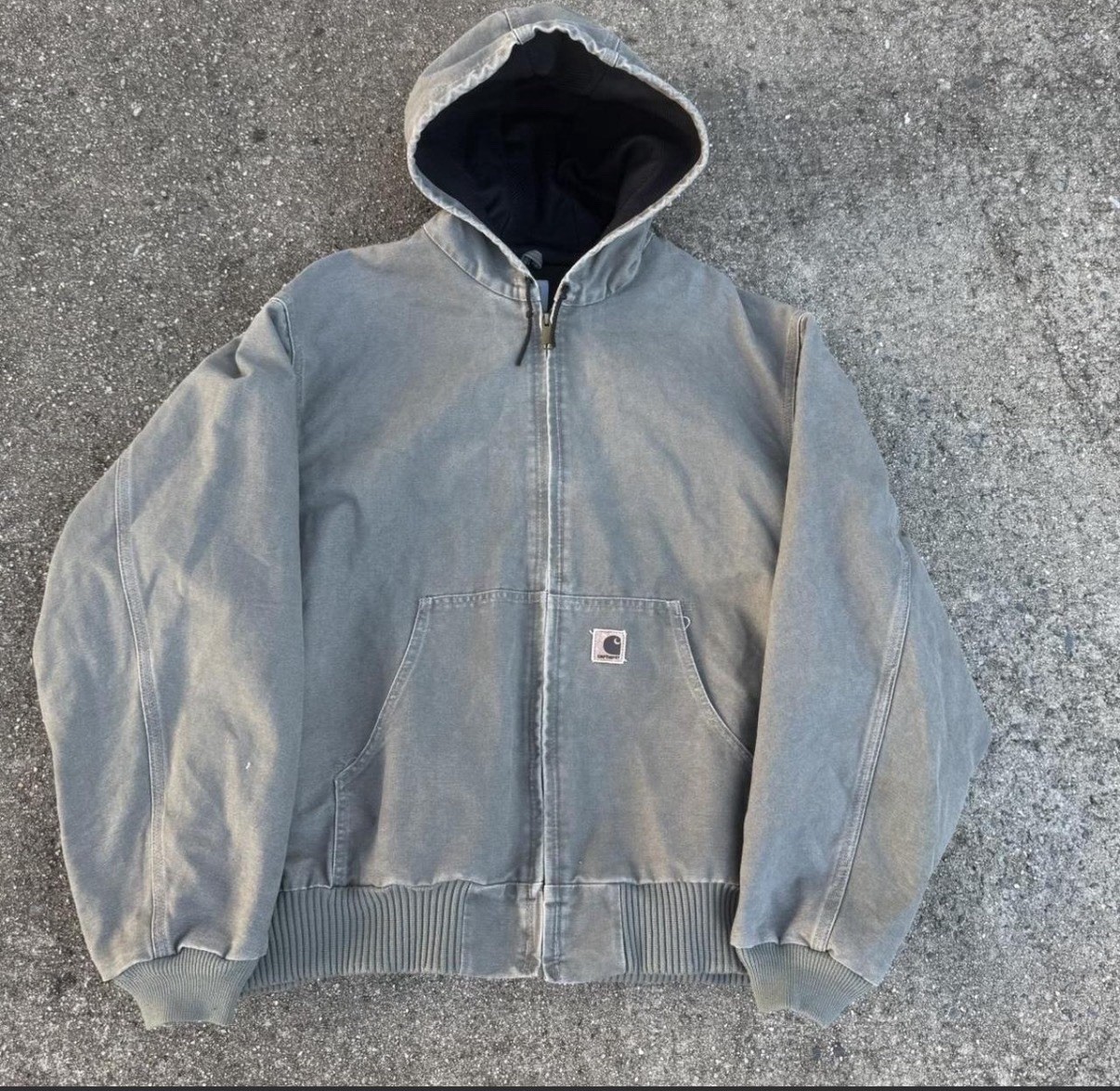 VTG Carhartt Hooded Jacket J160 SAG