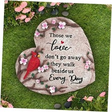 Sympathy Gifts for Loss of Loved One, Memorial Garden Stones in Memory 10 inch