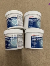 4x CVS Medicated Witch Hazel 200 Pads Hemorrhoidal & Vaginal Care 2/26 And 8/26