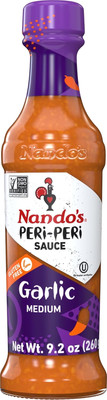 Nandos Peri Peri Garlic Sauce - Spicy Sauces, Seasoning or Marinade for Wings, M
