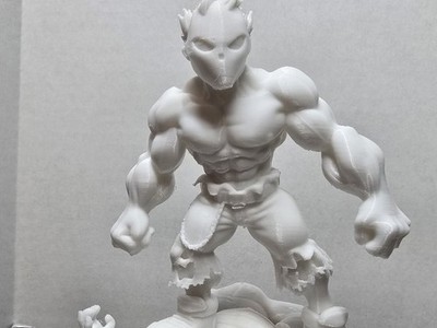 Splatterhouse Rick Standing On Body Pile Fanart 3D Printed
