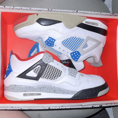 Jordan Air Jordan 4 Retro SE What The 4 White/Military Blue CI1184-146 Men's Mi 