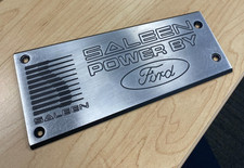 Ford Saleen Intake Manifold Plaque Emblem For 302 5.0 Ford Saleen Intake Manifold Plaque Emblem For 302 5.0