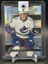 2022-23 Upper Deck SP Game Used Authentic Rookies /88 Nils Aman Canucks