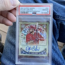 2021 Topps Gypsy Queen Mini Rookie Autographs Dylan Carlson #MRA-DC /99(AU, RC)
