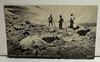 Mount Lassen California Postcard Volcano After an Eruption 2688 Lassen Peak.