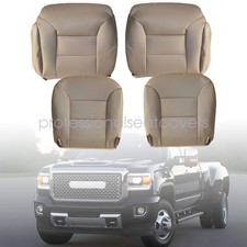 Fits 1995 1996-1999 Chevy Suburban Tahoe Both Side Bottom Top Seat Cover Tan