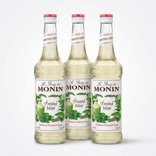 Monin Frosted Mint Syrup 70cl Premium French Cocktail Mojito Flavouring