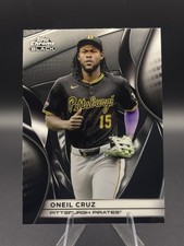 ONeil Cruz Base #19 Topps Chrome Black 2025 MLB Pittsburgh Pirates Baseball