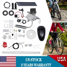 Full Set 100CC Bicycle Motorized 2 Stroke Gas Petrol Bike Engine Motor Kit NEW