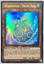 RATE-DE008 Windhexe - Schneeglocke - Ultra Rare 1. Auflage Near Mint YuGiOh Karte