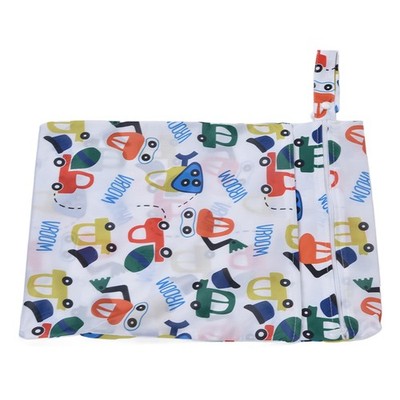 Portable Baby Diaper Bag Cute Cartoon Pattern Reusable Nappy Diaper Storage HOT