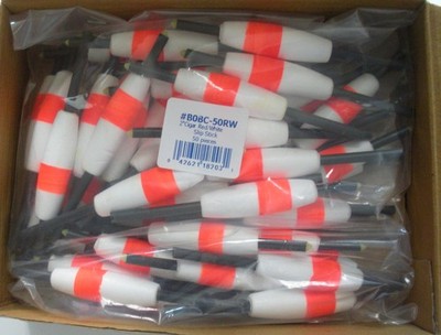 Betts B0BC-50RW 2 Inch Slipstick Adjustable Float Red/White  Bag of 50